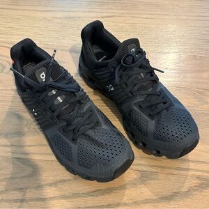 On Running Black Athletic Shoes